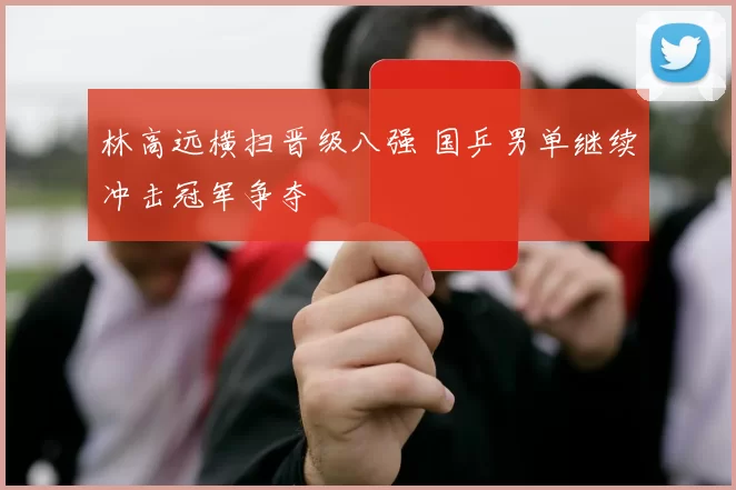 林高远横扫晋级八强 国乒男单继续冲击冠军争夺